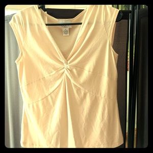 Short sleeve knit top